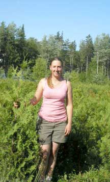 Audrey Piché, diplômée en TPHE (spécialisation en culture de plantes ornementales) en 2002